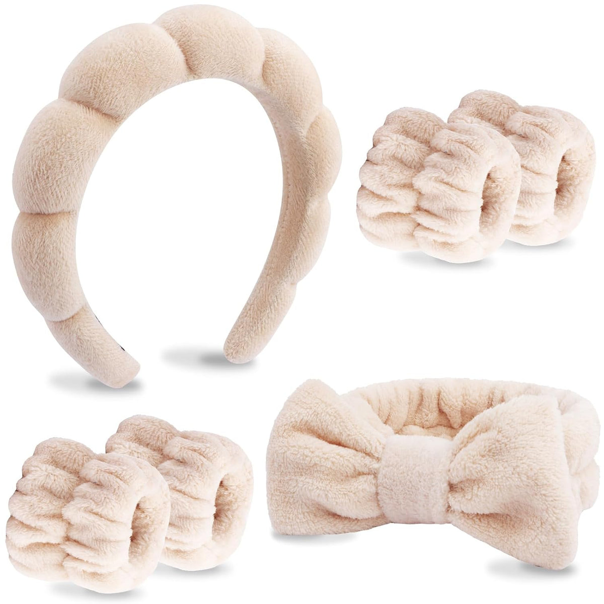 6 PIECE HEADBAND SPA SET