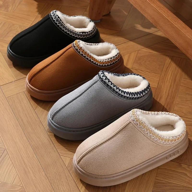 Fluffy Plush Winter House Slippers