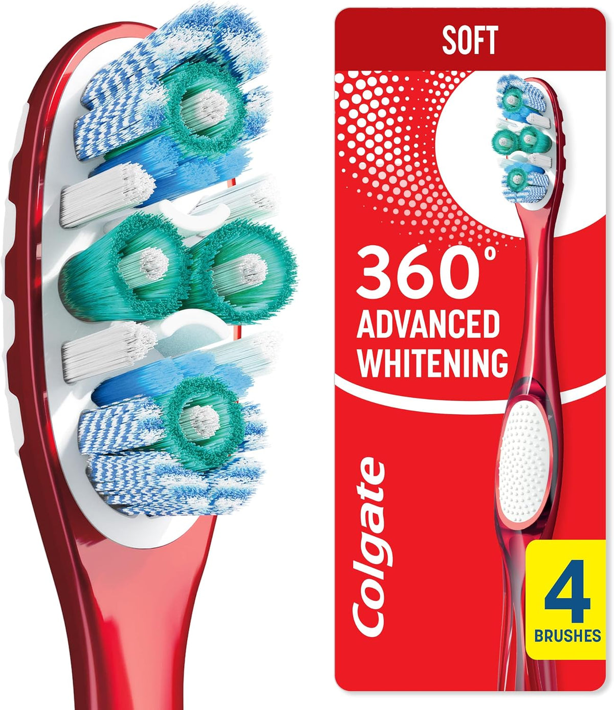 COLGATE TOOTH BRUSHES 4 PACK