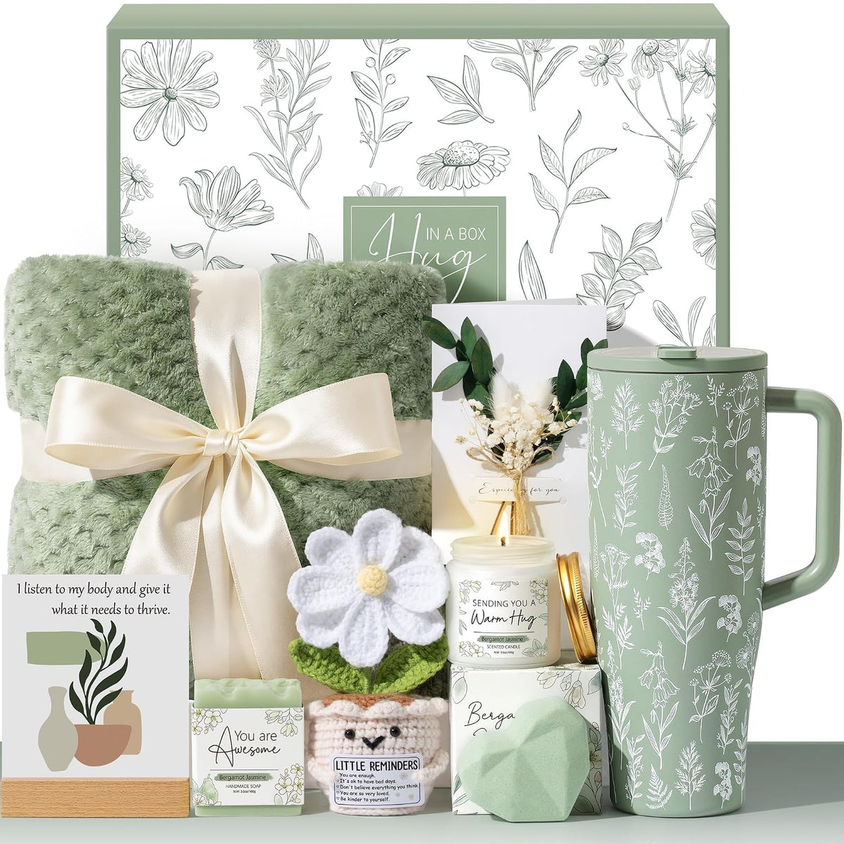 Amazon.com: Get Well Soon Gift Baskets for Women After Surgery Recovery Care Package | Cancer Chemo Recovery Comfort Self Care Gifts for Women, Hug in a Box Thinking of You Feel Better Gifts for Mom, Grandma