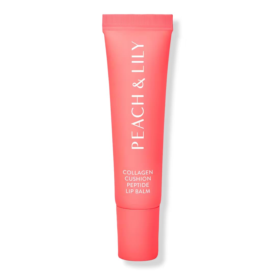 PEACH&LILY LIP BALM WITH COLLAGEN PEACH COLOR