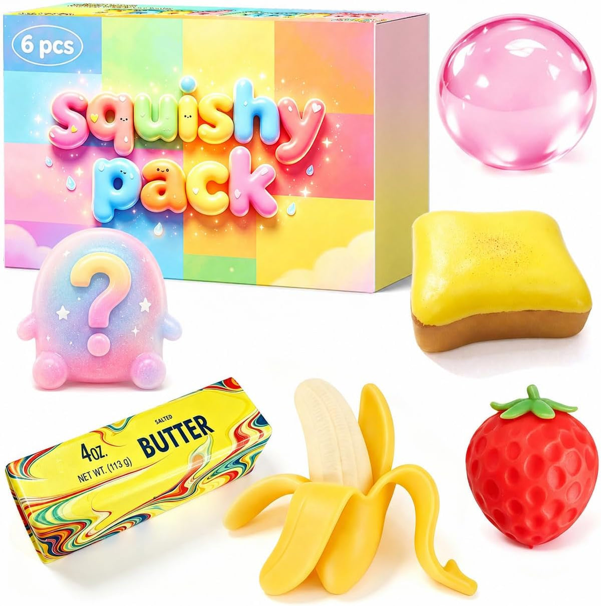 SQUISHY 6 PIECE BOX