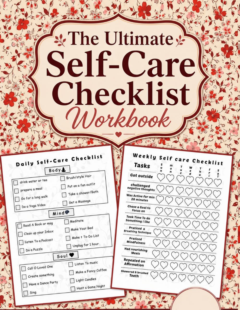 self -care checklist workbook for women