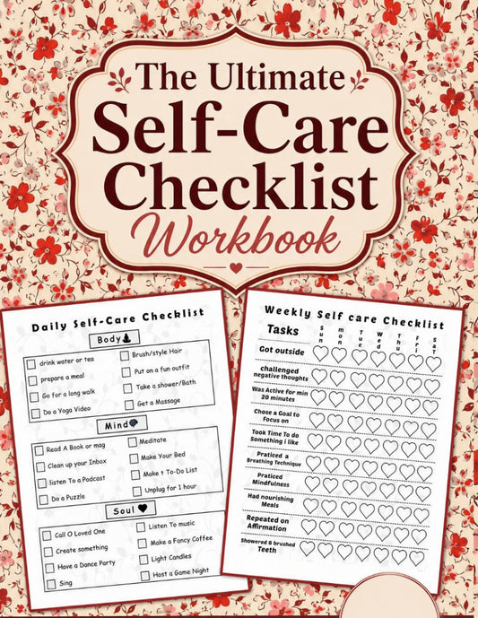 Self-Care Checklist Workbook for Women